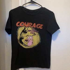Hot topic courage the cowardly dog tee